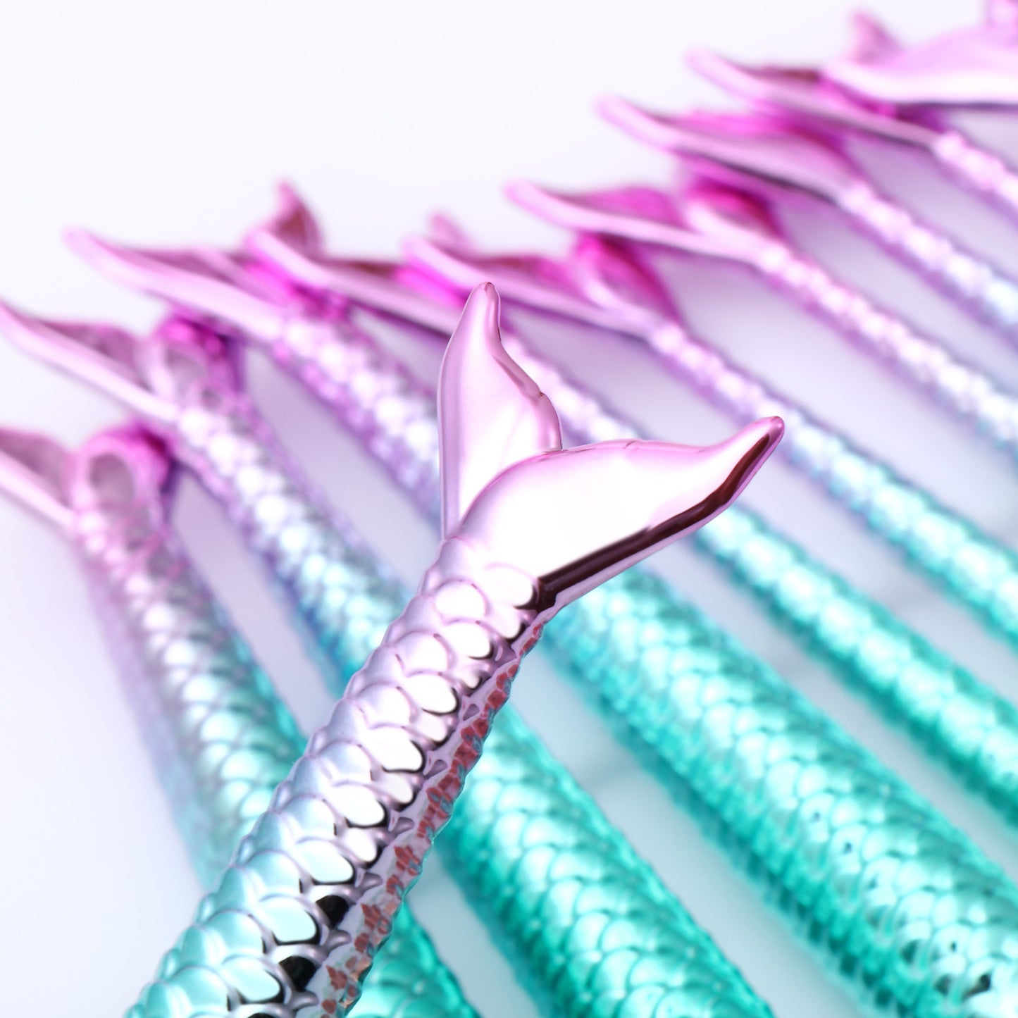 11Pcs Mermaid Makeup Brushes Set