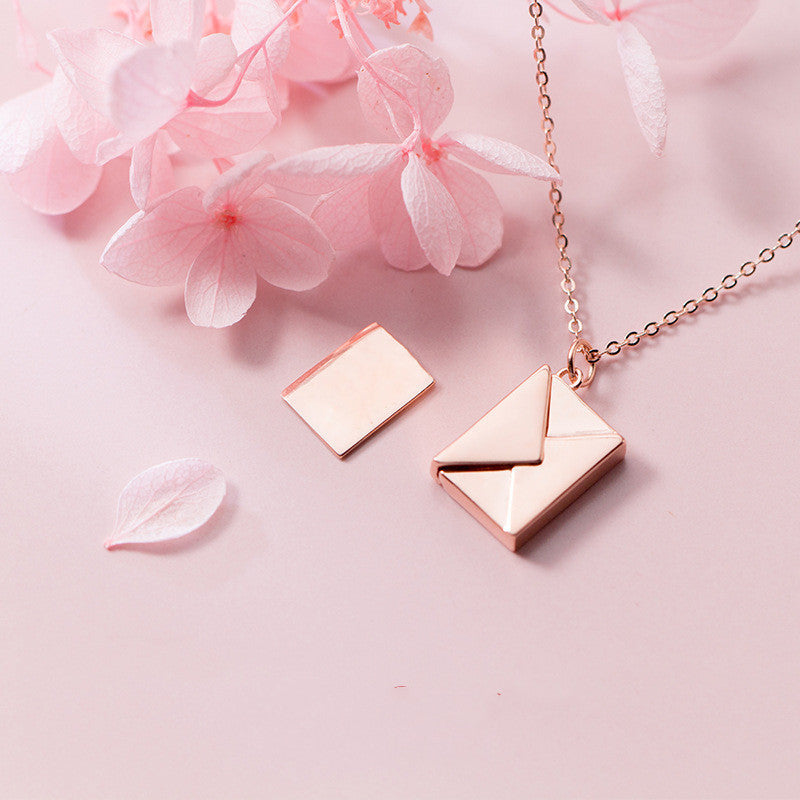 Fashion Envelope Necklace – Romantic Gift for Her