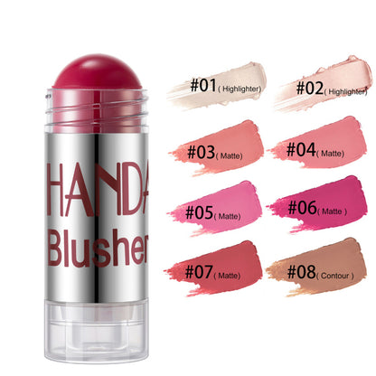 "Shimmer Blush Stick Face Makeup Highlighter Contour Cream"