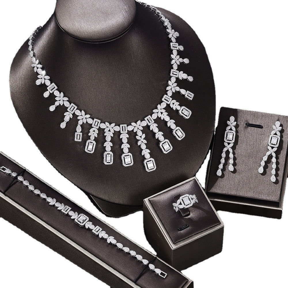 Zircon 4-Piece Jewelry Set