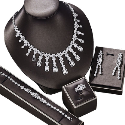 Zircon 4-Piece Jewelry Set