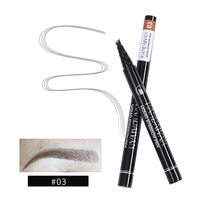 4-Head Liquid Eyebrow Pencil – Multi-Function Tattoo Brow Pencil