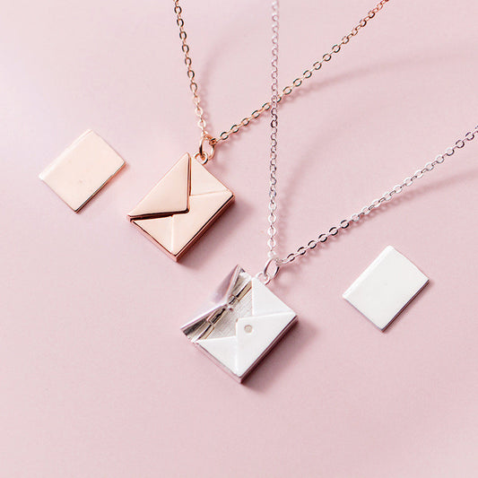 Fashion Envelope Necklace – Romantic Gift for Her