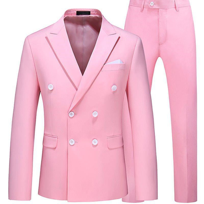 Men’s 2-Piece Slim Fit Suit – Casual Tuxedo Set for Men