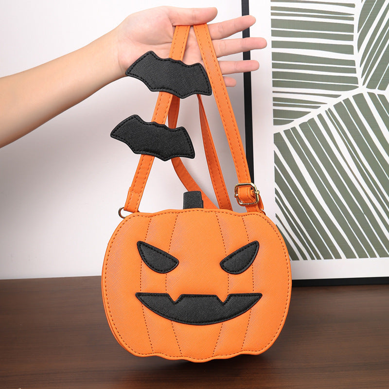 Funny Pumpkin Halloween Shoulder Bag