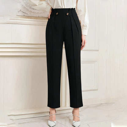 Women’s Straight Ankle Pants – Casual & Work Trousers