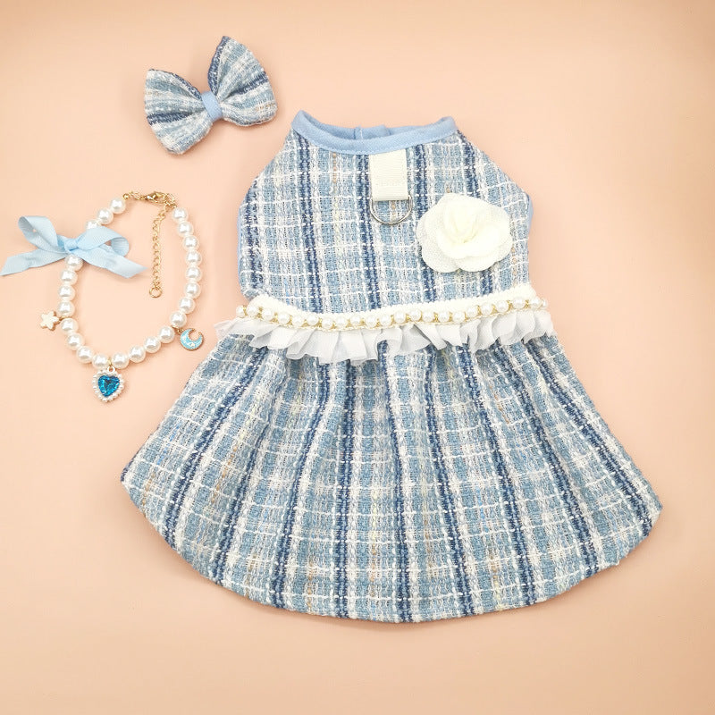 Cute Cat Pet Dress – Fashion Skirt for Small Pets