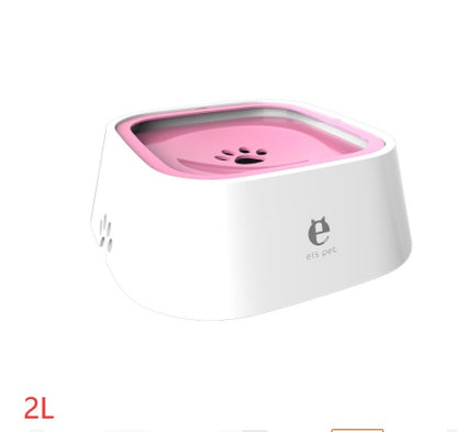 1.5L Cat & Dog Water Bowl – Anti-Overflow Slow Feeder & Floating Pet Fountain, ABS & PP Materials