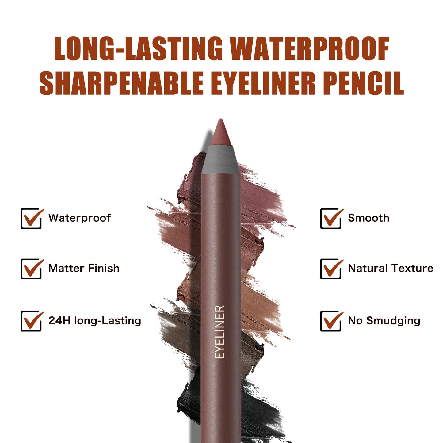 Waterproof Color Eyeliner – Smudge-Proof & Smooth Finish