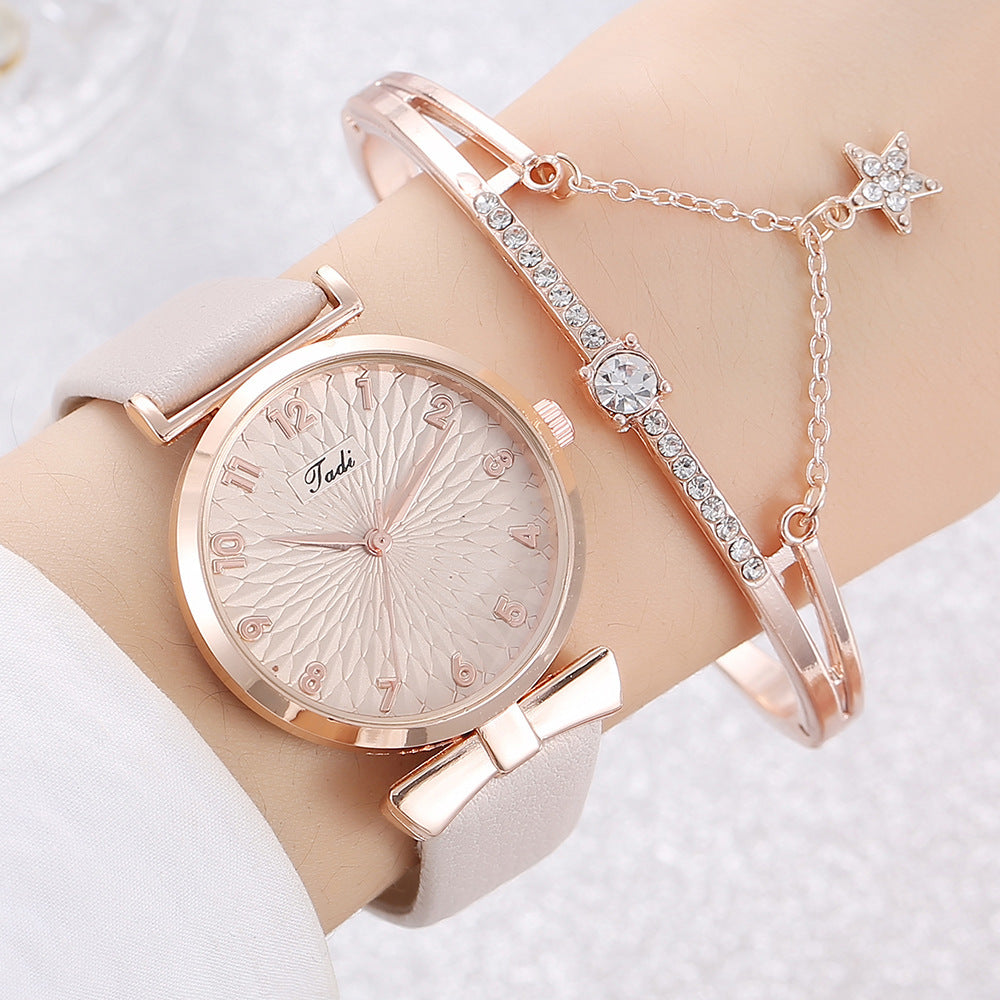 Women’s Student Fashion Watch & Bracelet Set