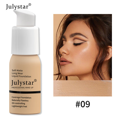 "Waterproof Liquid Foundation Concealer Long Lasting Makeup"