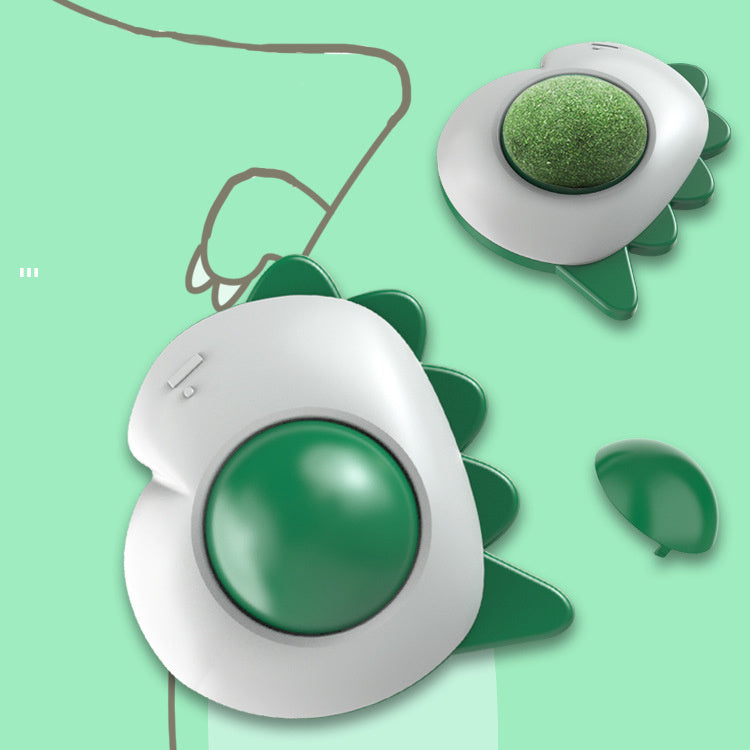 Spinning Catnip Ball – Lickable Chew Toy for Cats, Teeth Cleaning & Fun Self-Play Snack