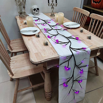 Halloween LED String Lights – Bat & Pumpkin Party Decorations