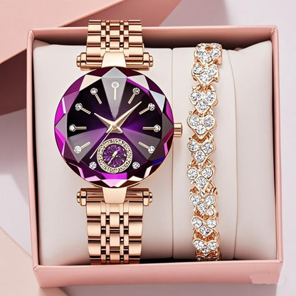 Women’s Casual Quartz Diamond Watch