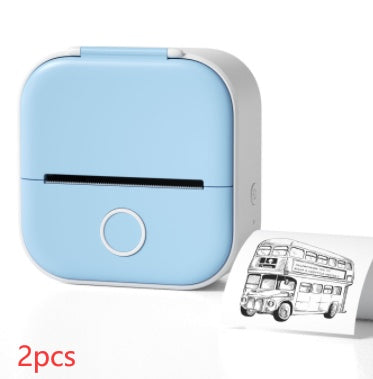 Portable Mini Thermal Label & Photo Printer | Bluetooth-Compatible | Price Tag & Student Study Aid Printer