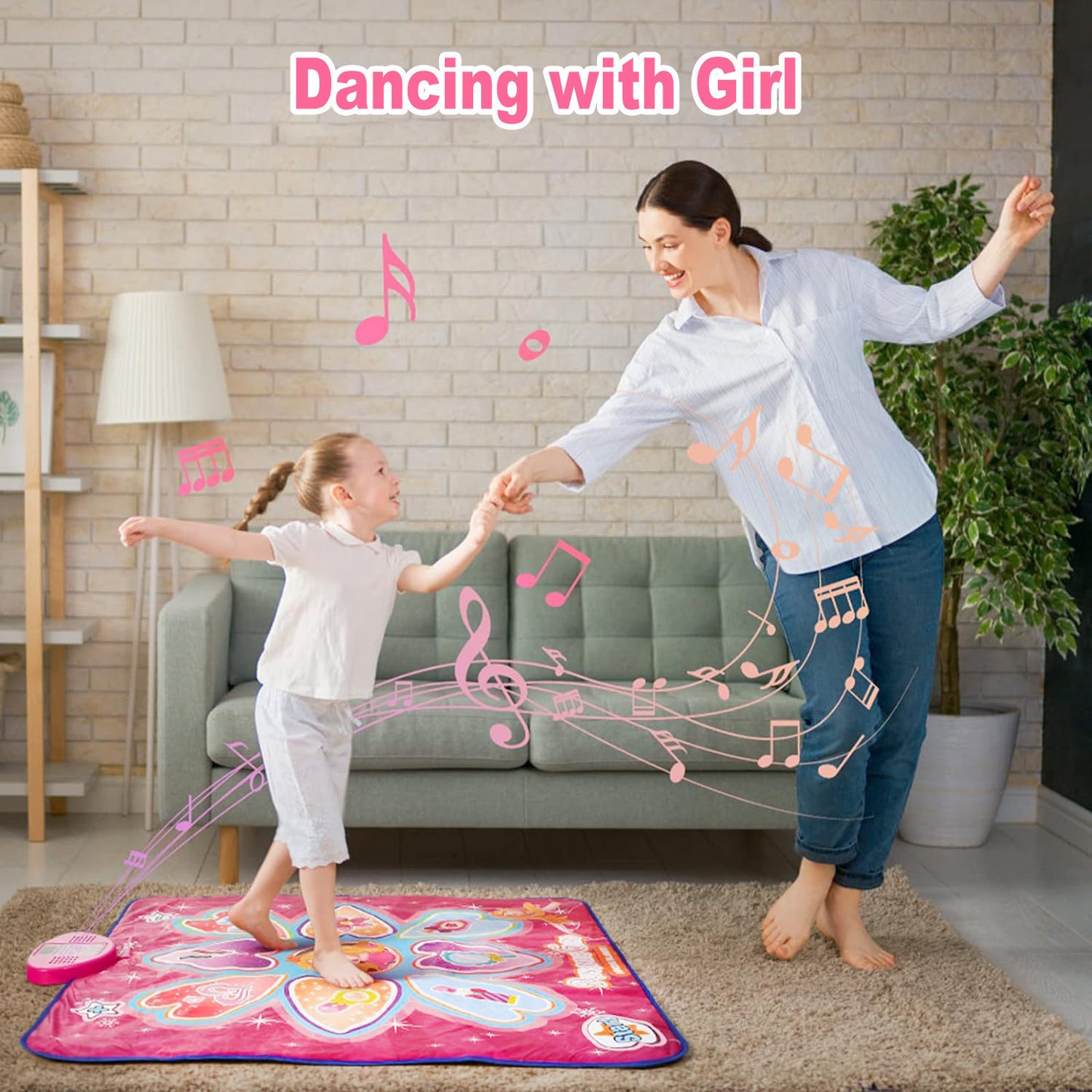Cross-border Children's Electronic Dancing Mat Wireless Princess Dance Mat Pedal Game Mat Music Blanket Girl Boy Toy