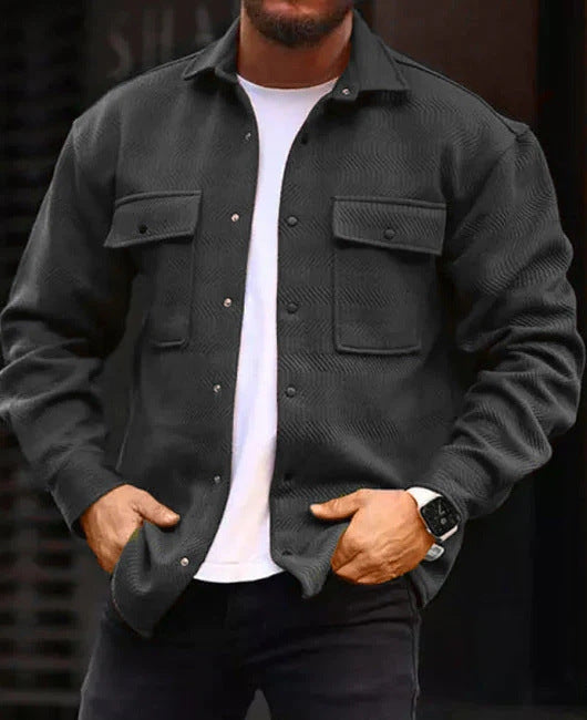Men’s Polo Collar Work Coat