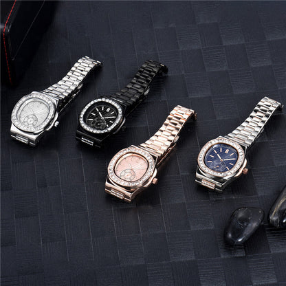 Luxury Alloy Diamond Watch