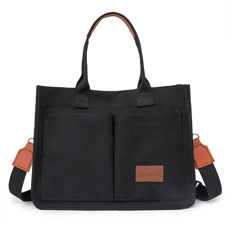 Women’s Large Canvas Tote Shoulder Bag