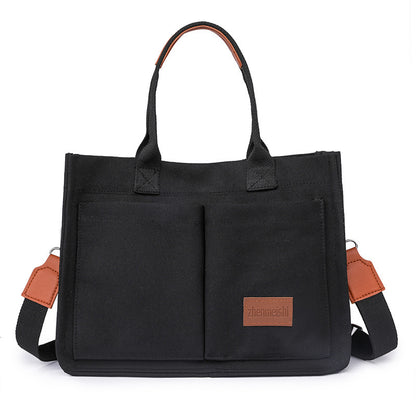 Women’s Large Canvas Tote Shoulder Bag