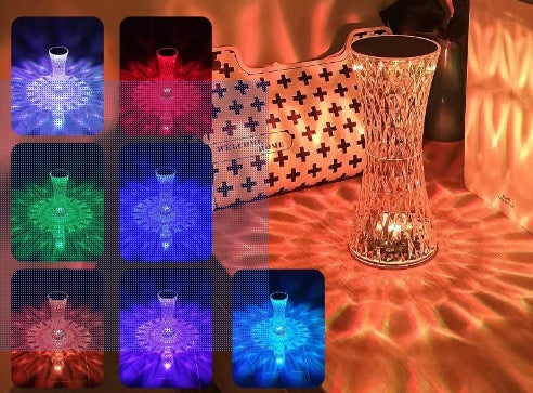 Crystal Diamond LED Table Lamp