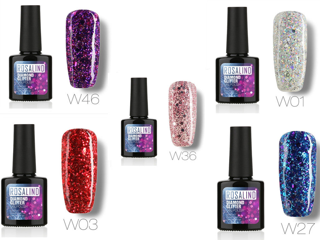 Diamond Nail Gel – Shiny Long-Lasting Gel Polish for Sparkling Nail Art