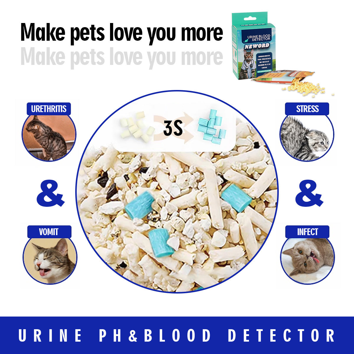 Cat Litter Self-Checking Particles – Hygienic & Easy Cleaning Pet Care