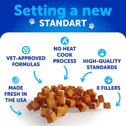 Cat Flea & Tick Chews – Natural Daily Oral Supplement with Vitamins for Skin, Coat & Digestion (135 Soft Chews)