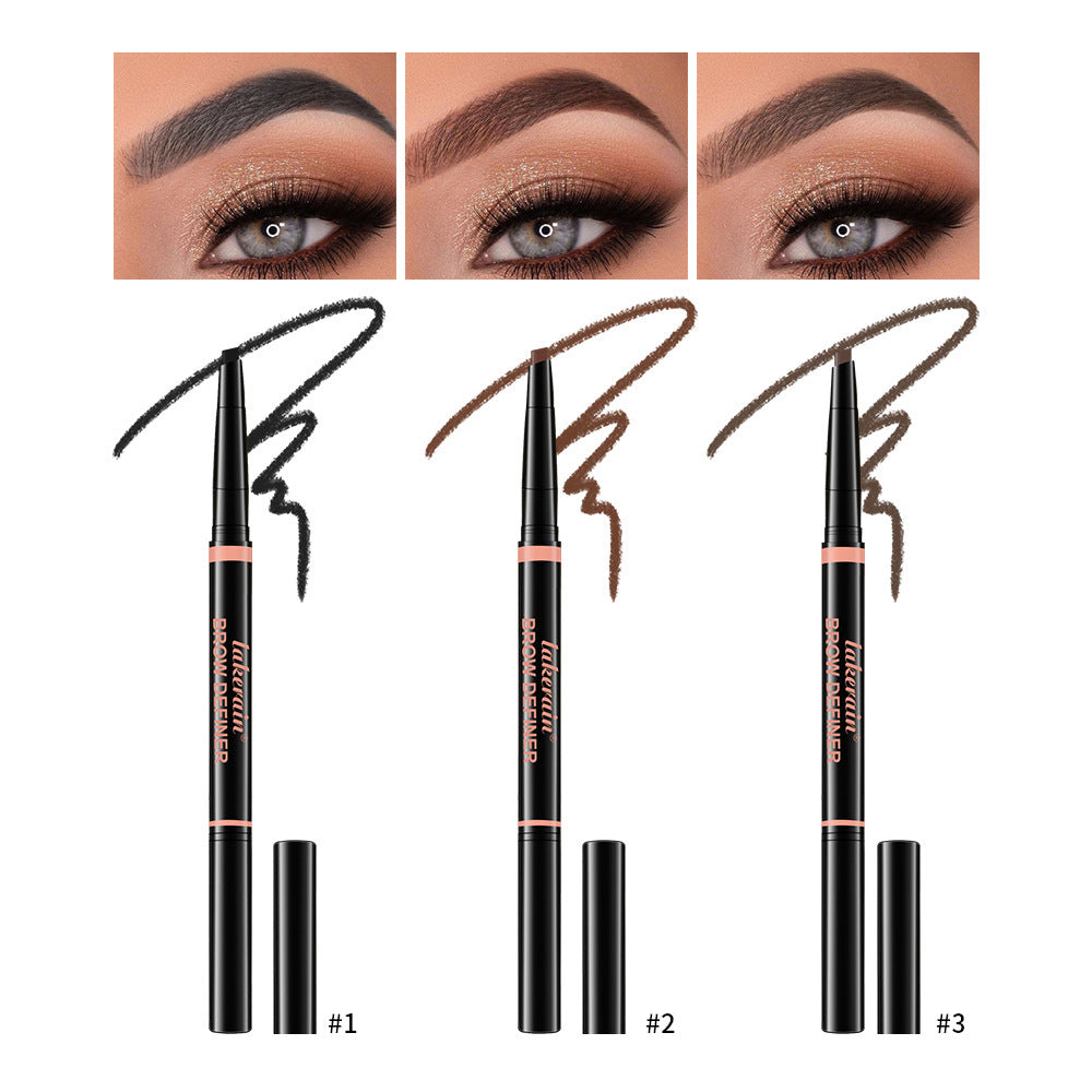 Waterproof Triangle Eyebrow Pencil – 3D Carving Long-Lasting Brow