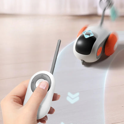 Remote Control Interactive Cat Car Toy – USB Rechargeable Smart Automatic Chasing Pet Toy