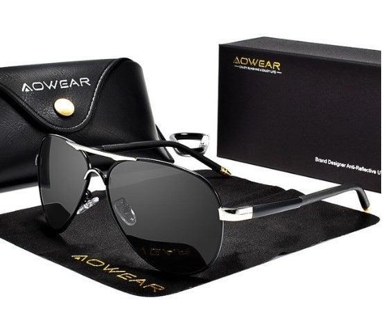 Sun Glasses Men Travel For Pilot Sunglasses Big Frame