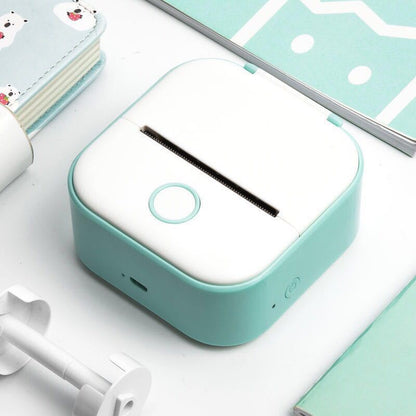 Portable Mini Thermal Label & Photo Printer | Bluetooth-Compatible | Price Tag & Student Study Aid Printer