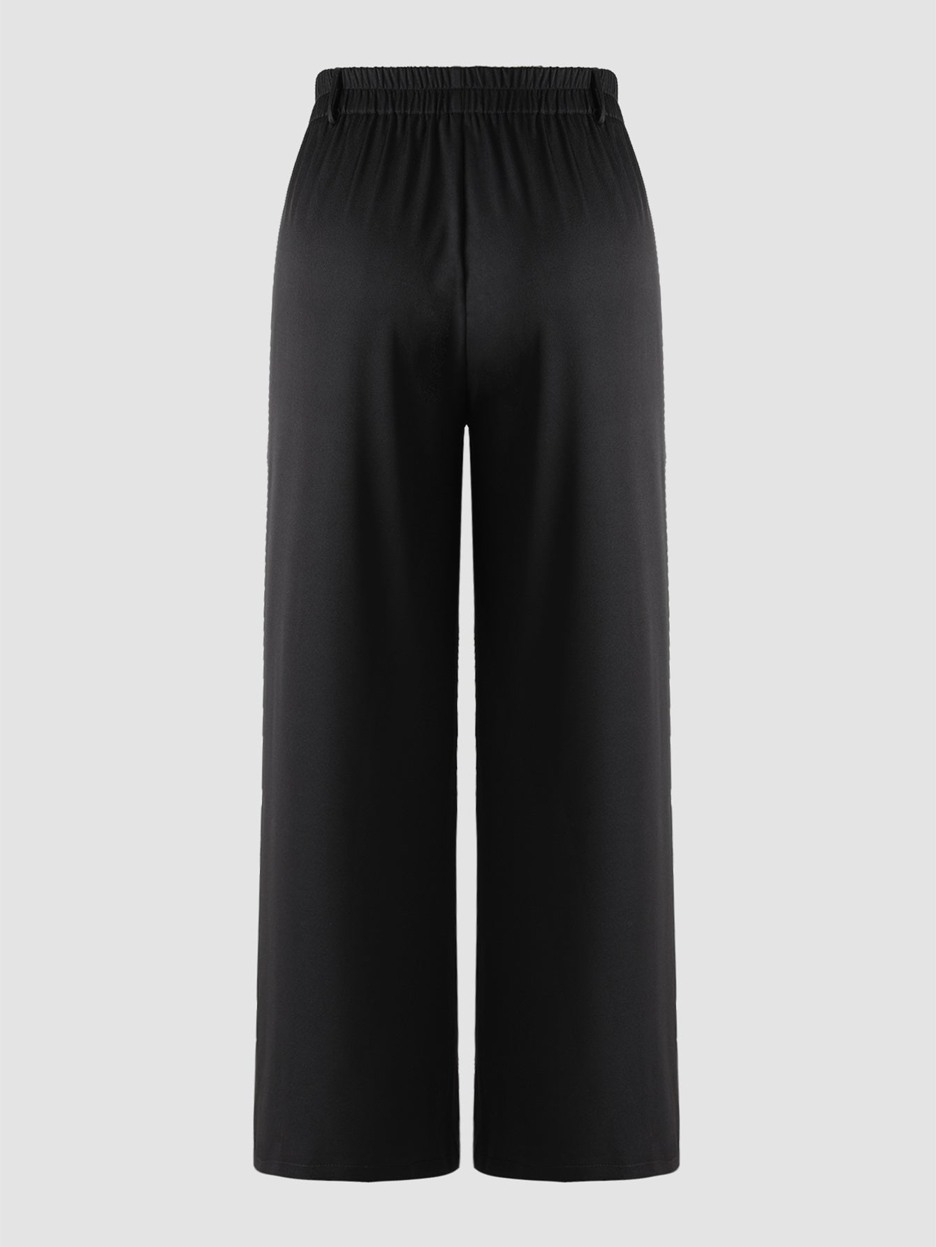 Women’s Plus Size High Waist Skinny Suit Pants with Pockets