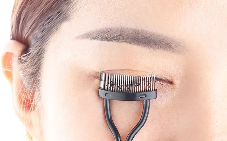Foldable Metal Eyelash Separator & Curler