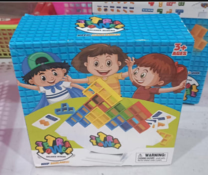 Balance Stacking Tower Game – Fun Block Puzzle for Kids & Adults