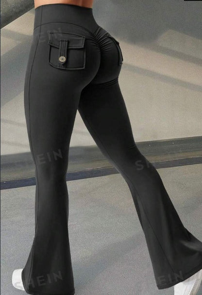 Yoga Flared Pants – High Waist