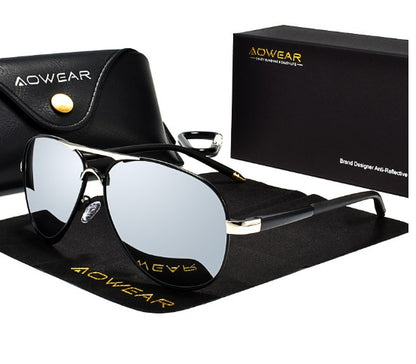 Sun Glasses Men Travel For Pilot Sunglasses Big Frame