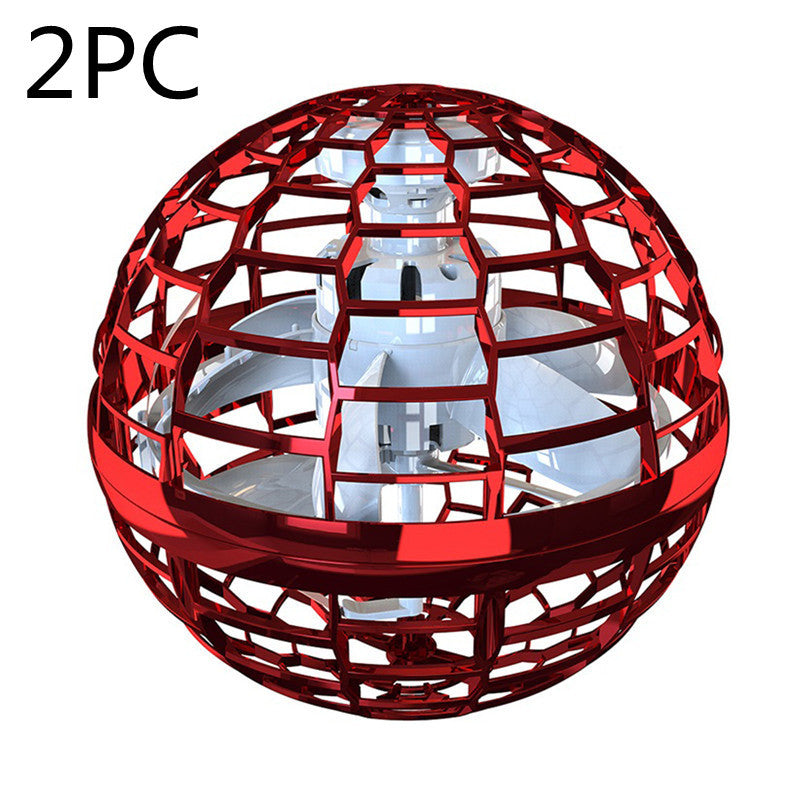 Spinning Flying Toy – Fingertip LED Drone for Kids