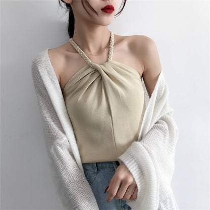 Women’s Off Shoulder Knitted Camisole