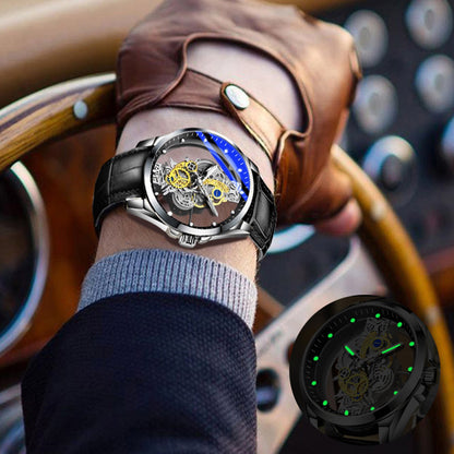 Luxury Skeleton Automatic Quartz Men’s Watch