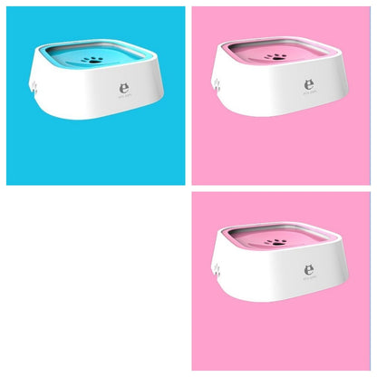 1.5L Cat & Dog Water Bowl – Anti-Overflow Slow Feeder & Floating Pet Fountain, ABS & PP Materials