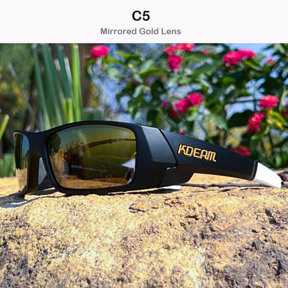 Trendy Outdoor Sports Polarized Sunglasses Men And Women Eye Protection Colorful Sunglasses