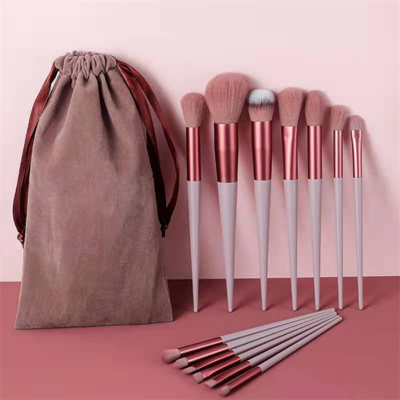 13-Pcs Makeup Brush Set – Foundation, Eyeshadow & Blush Brushes