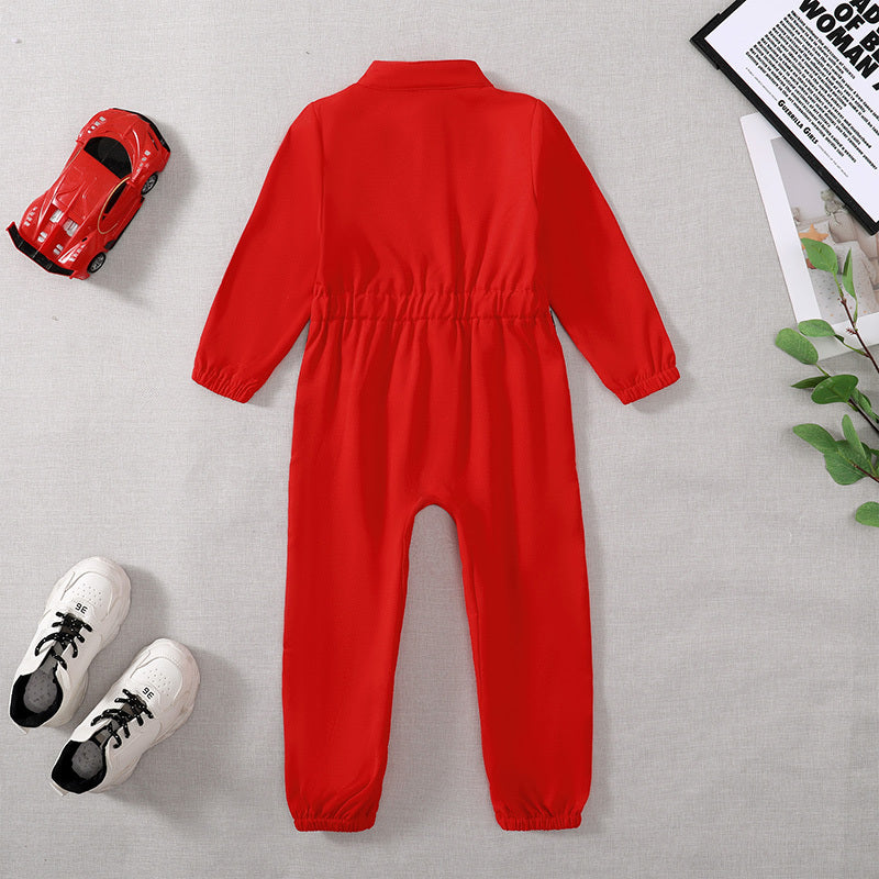 Toddler Racing Driver Jumpsuit Costume Outfit