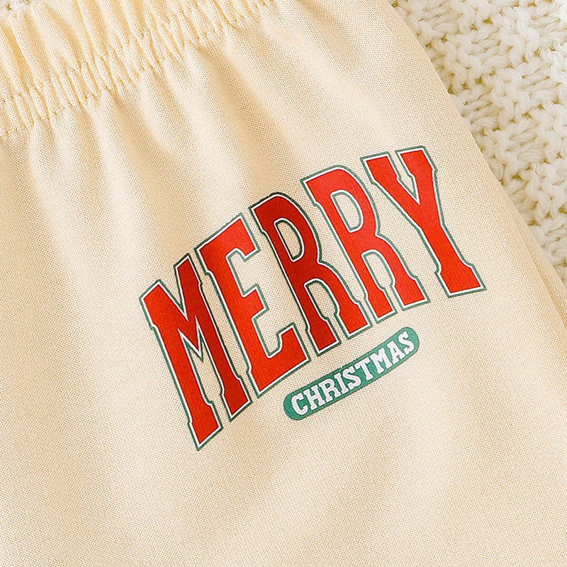Baby Girls 2-Piece Christmas Outfit – Sweatshirt & Pants