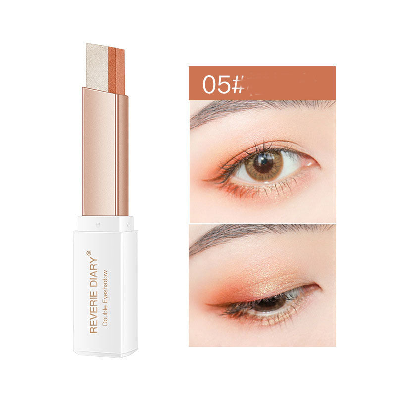 Lazy Eyeshadow Stick – Double Color Shimmer Waterproof