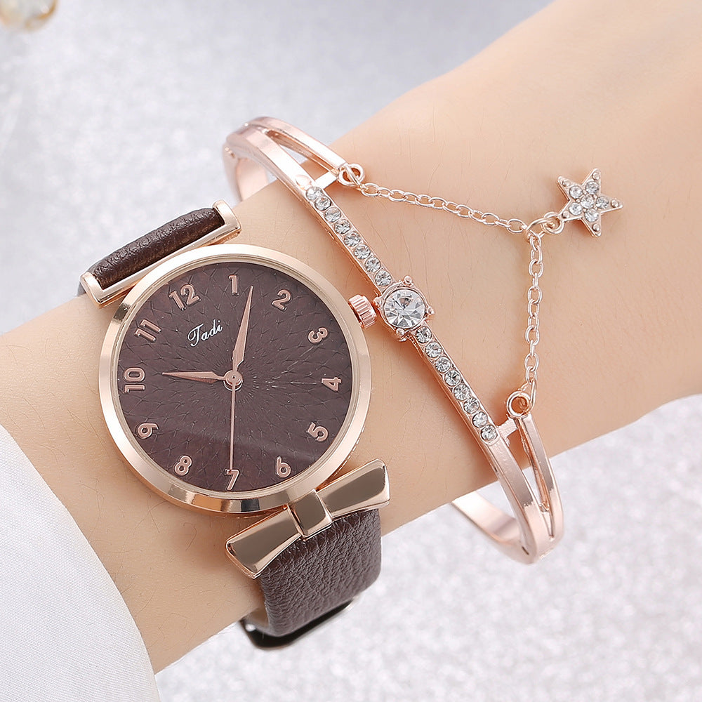 Women’s Student Fashion Watch & Bracelet Set