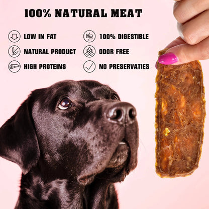 Chicken Jerky Dog Treats – Human Grade Grain-Free High Protein Snacks (1.5 lb)