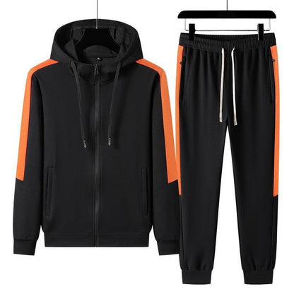 Morning Run Workout Autumn Men Leisure Set Hooded