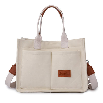 Women’s Large Canvas Tote Shoulder Bag